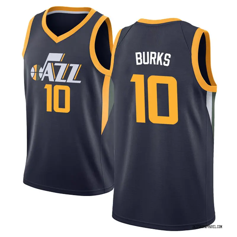 Nike Utah Jazz Swingman Navy Alec Burks Jersey - Icon Edition - Men's