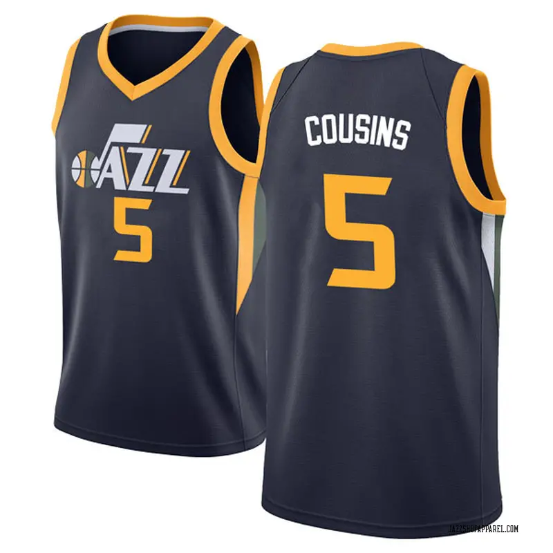 Nike Utah Jazz Swingman Navy Isaiah Cousins Jersey - Icon Edition - Youth