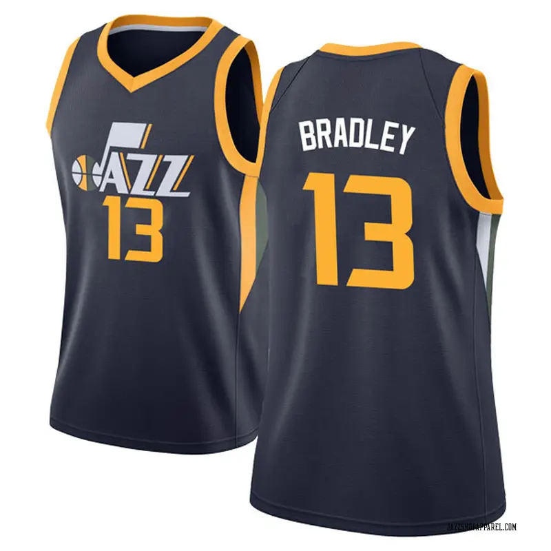 Nike Utah Jazz Swingman Navy Tony Bradley Jersey - Icon Edition - Women's