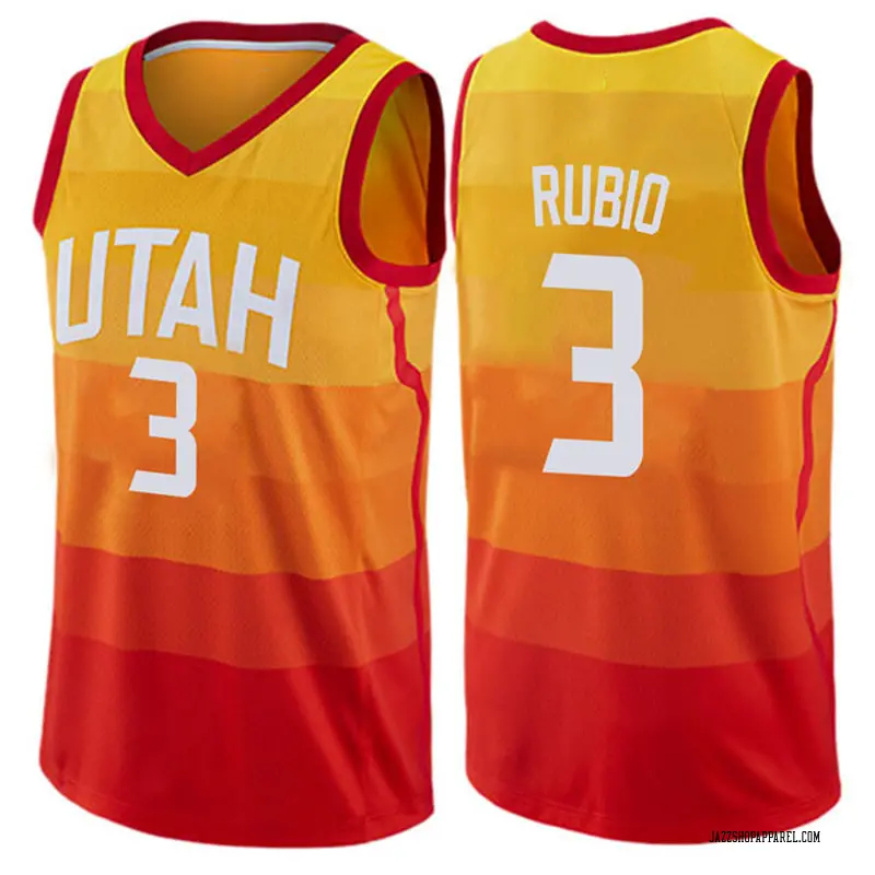 Nike Utah Jazz Swingman Orange Ricky 