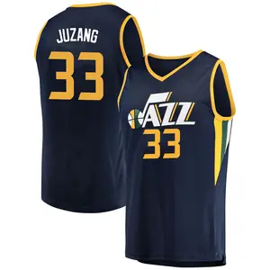 Johnny Juzang 33 2022-23 Utah Jazz Black Statement Edition Jersey - Bluefink