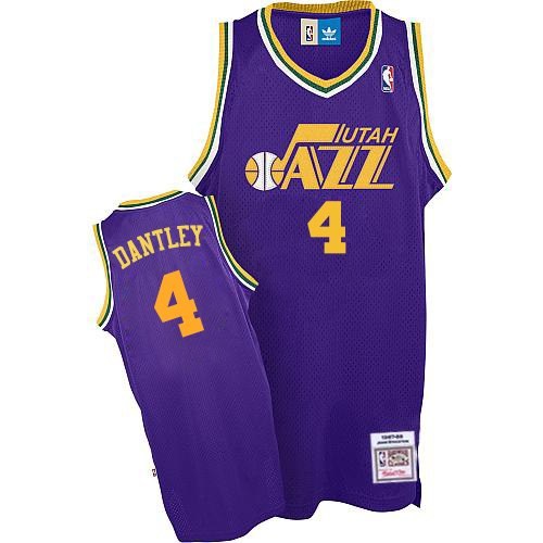 Adidas Utah Jazz Authentic Purple Adrian Dantley Throwback ...